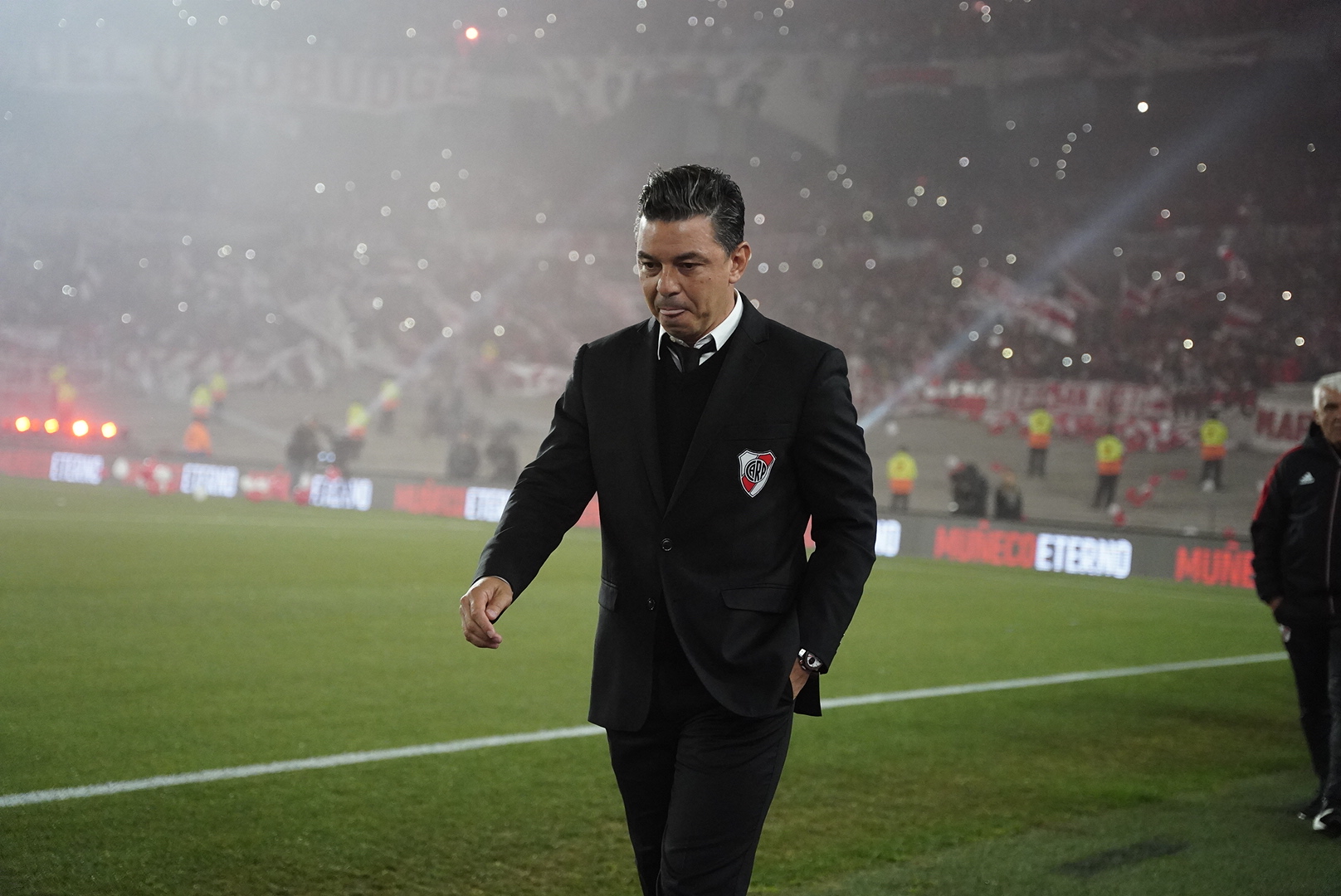 Marcelo Gallardo dirigió su último encuentro en el Monumental como técnico de River Plate (Crédito: Franco Fafasuli)