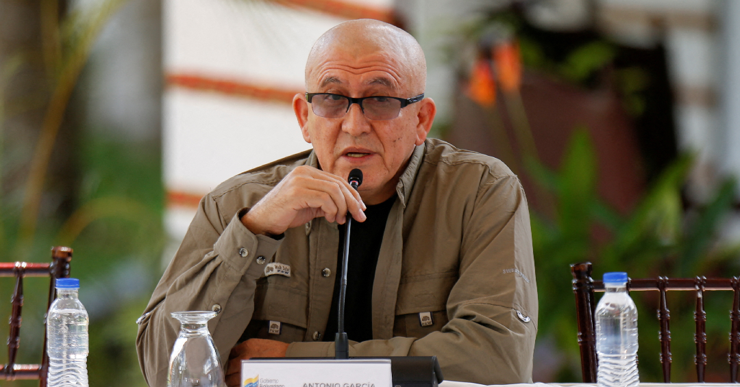 Órdenes de captura contra el comandante del ELN Antonio García serán levantadas por petición del Gobierno, confirmó la Fiscalía