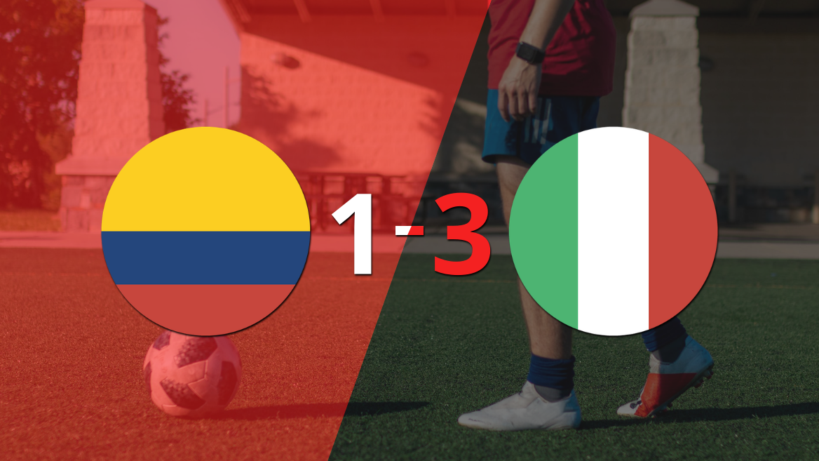 Italia pasó a Semifinal con una victoria ante Colombia