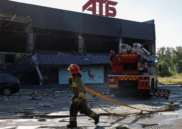 Rusia bombardeó una zona comercial en Ucrania: al menos dos muertos y más de 20 heridos