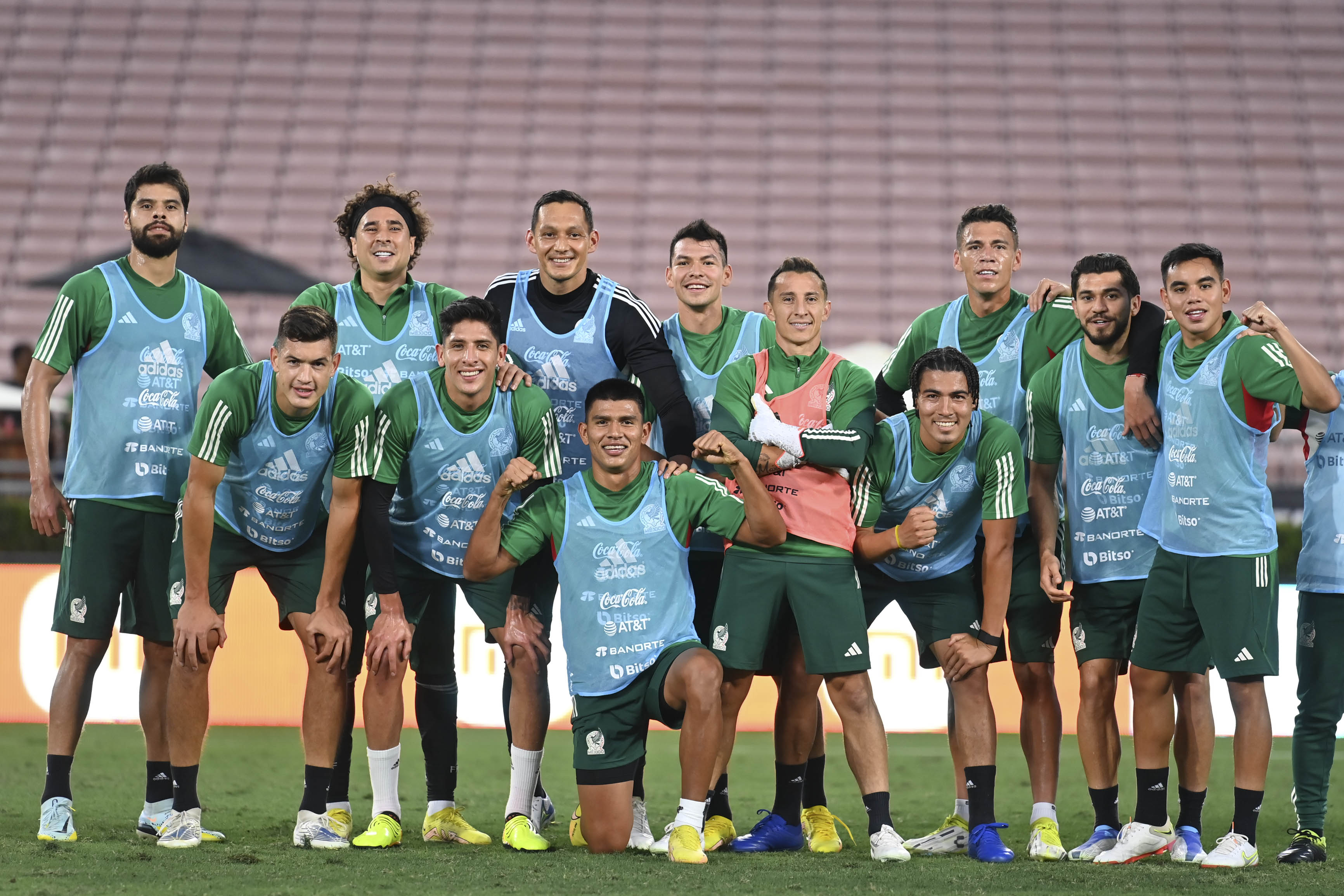 Entrenamiento de la Selección Mexicana. Foto: @miseleccionmx