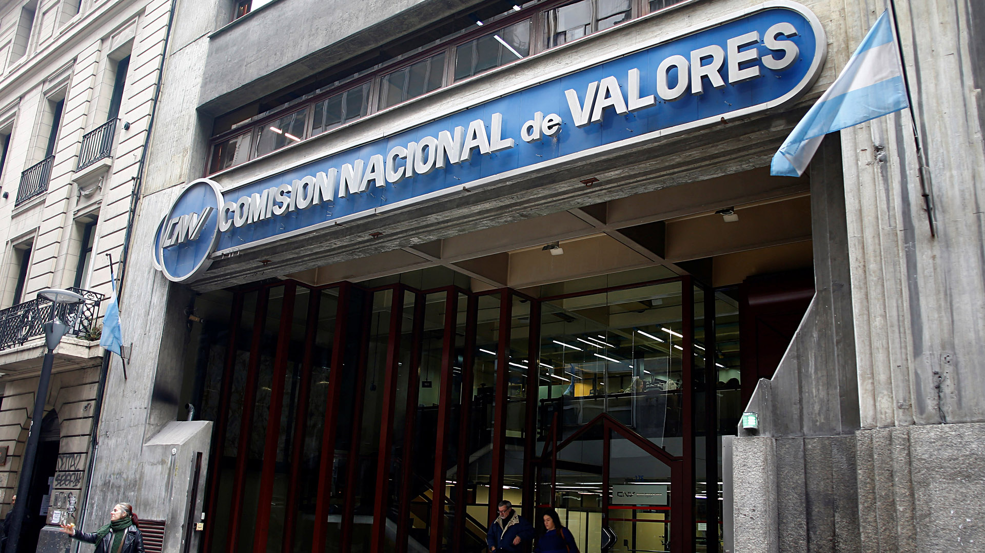 La sede de la Comisión Nacional de Valores (CNV), el ente regulador del mercado de capitales (Reuters)