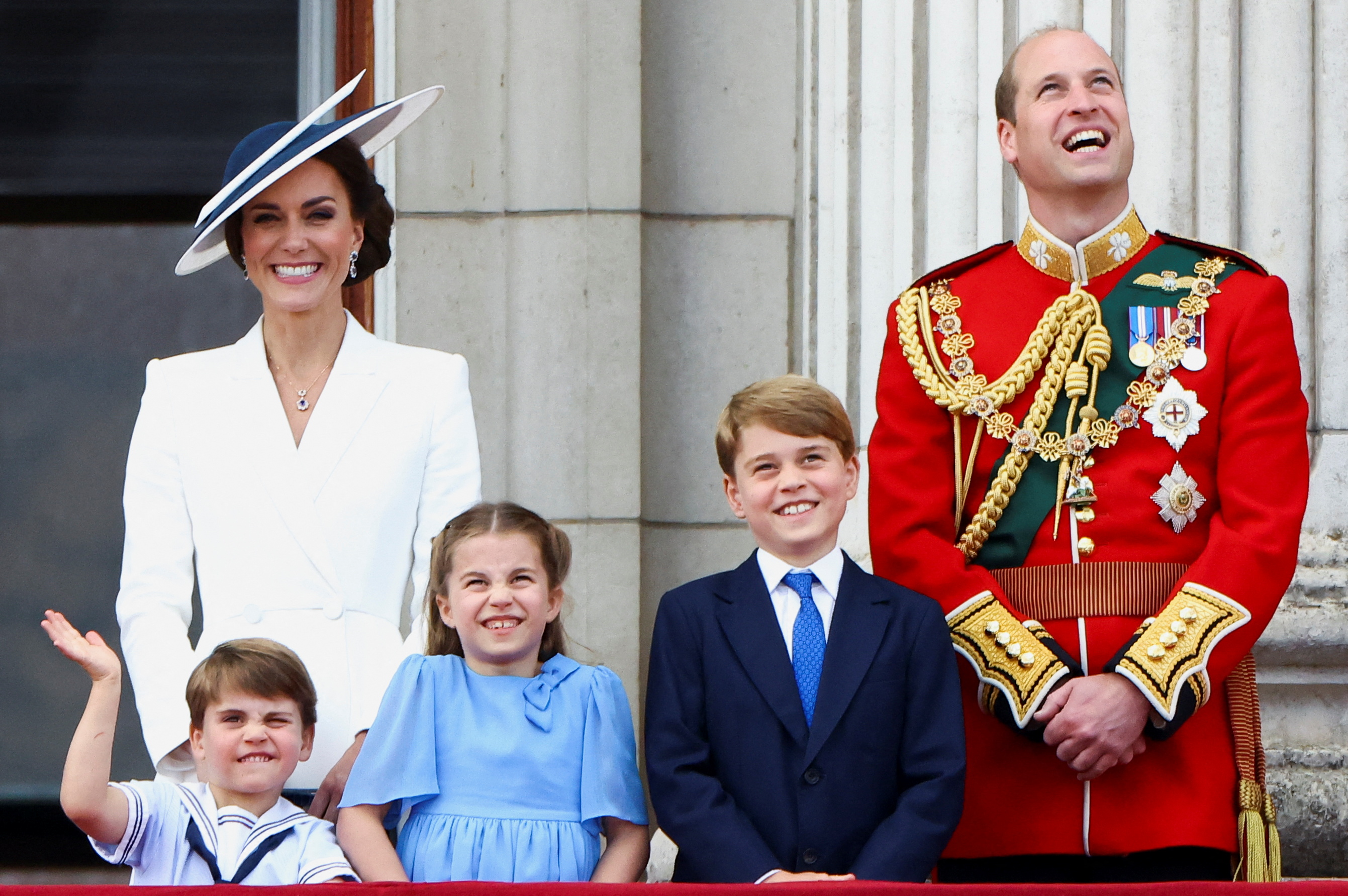 La familia del príncipe William