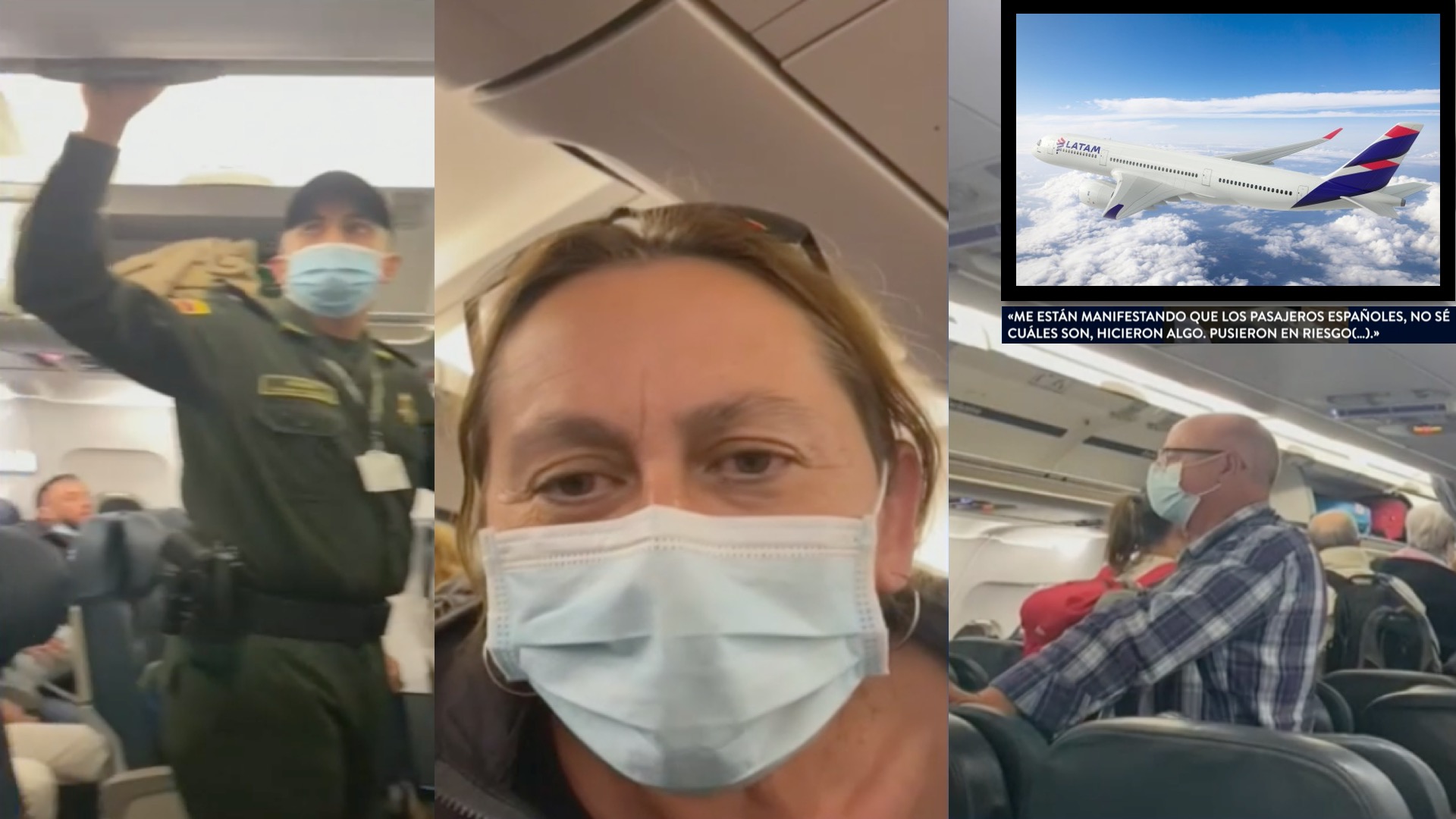 Polémica en vuelo hacia Medellín: capitán de Latam expulsó a más de 30 españoles antes de despegar