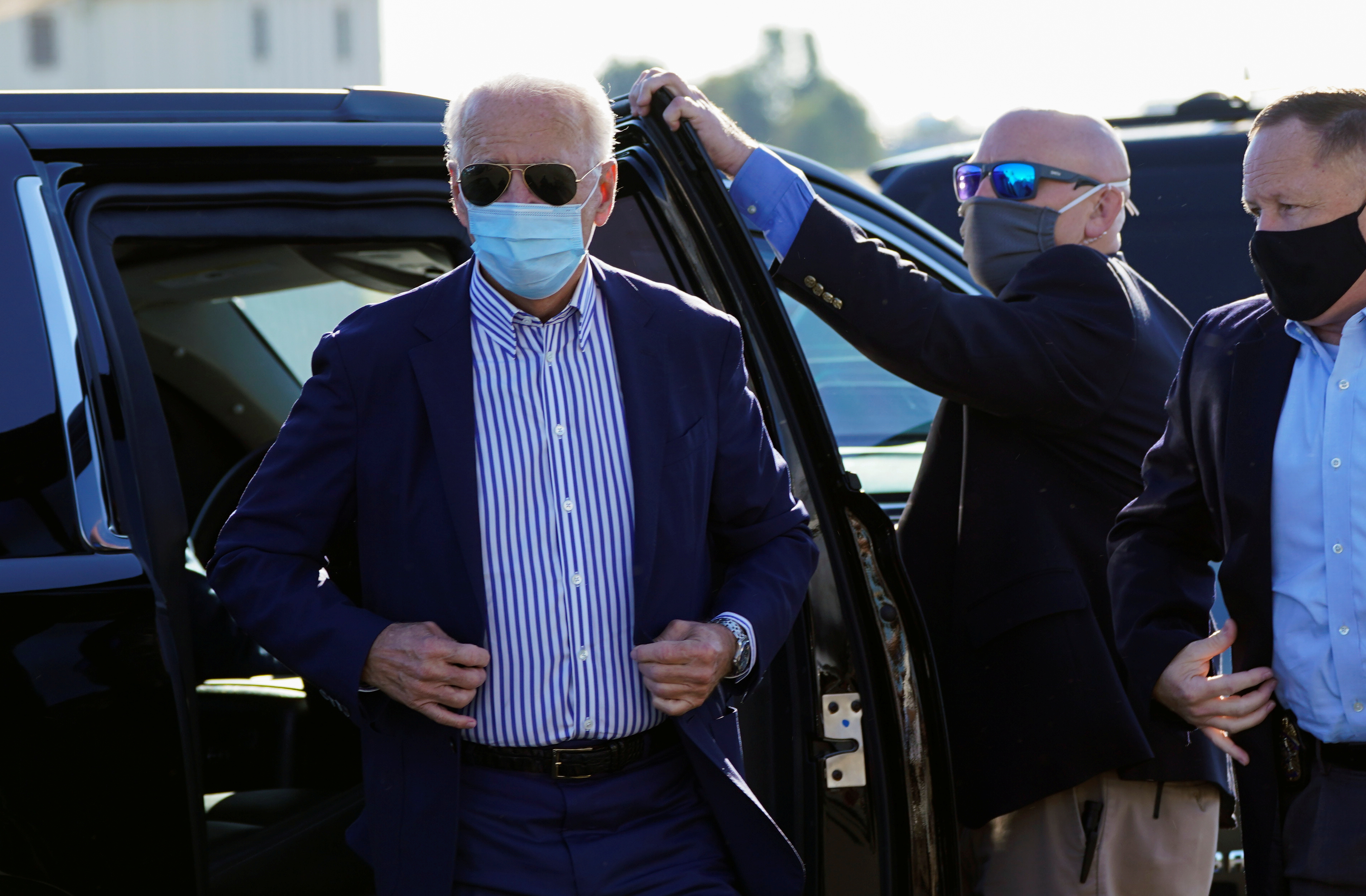 Joe Biden continúa su gira de campaña (Reuters)