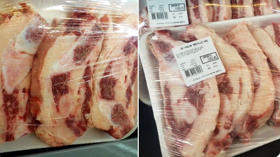 Las imágenes de carne a “precios populares” que difundió El Dipy y generaron indignación en las redes sociales  