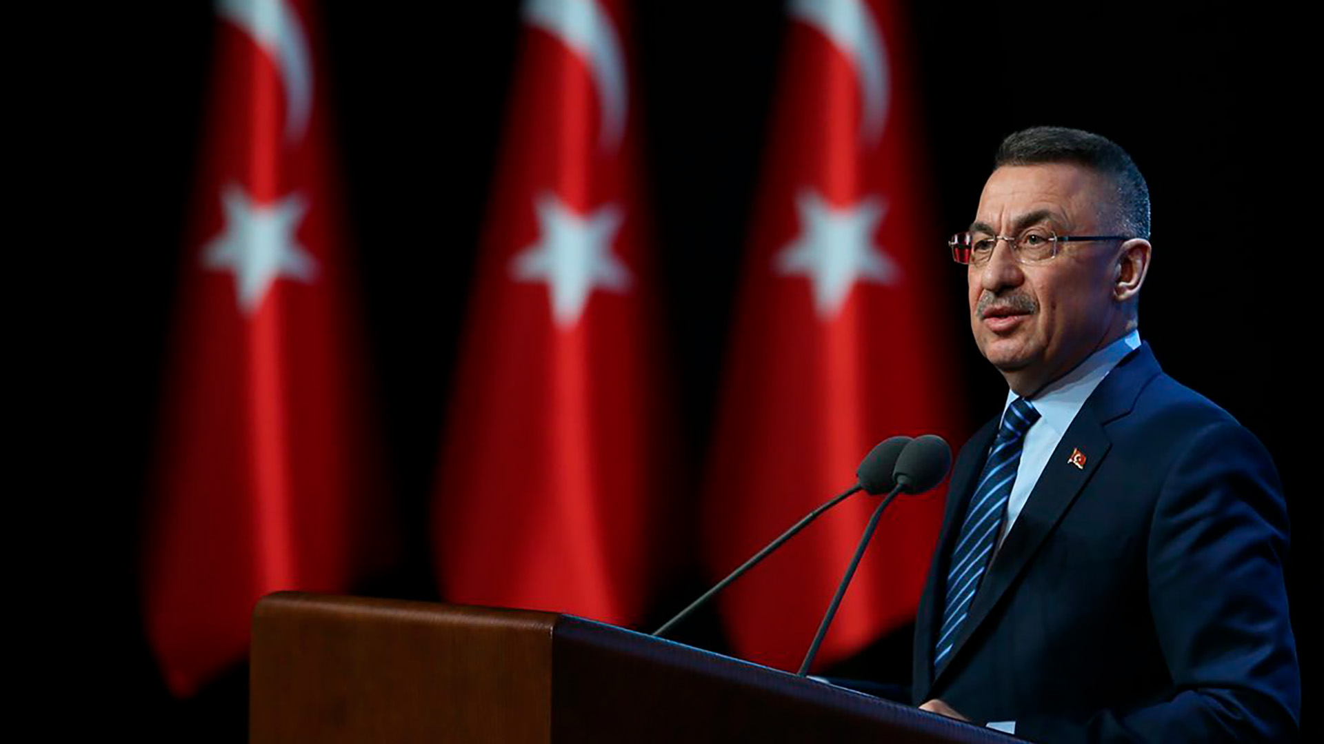 El vicepresidente de Turquía, Fuat Oktay