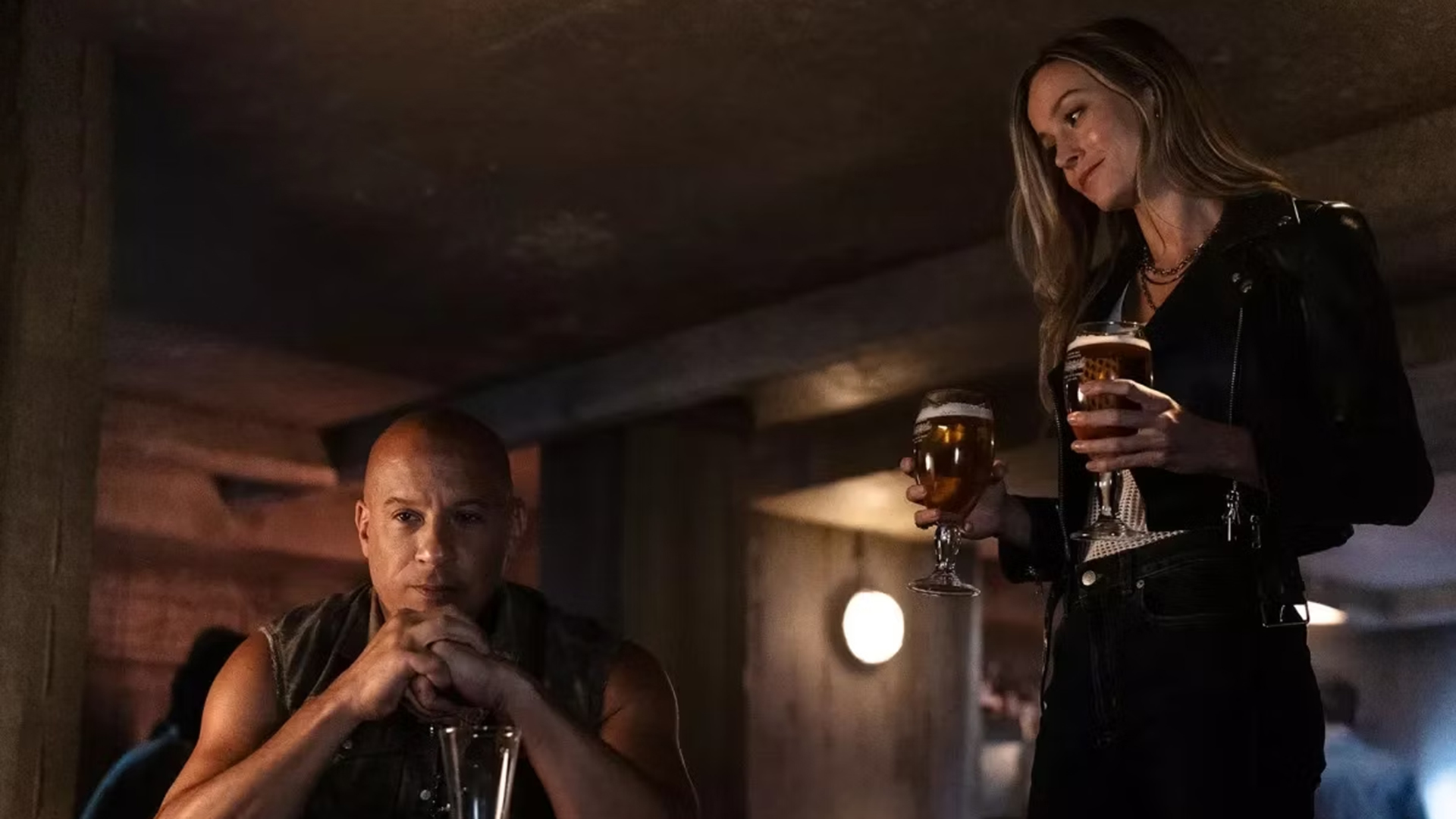 Vin Diesel y Brie Larson en "Rápidos y furiosos X" 
(Universal Pictures a través de Total Film)
