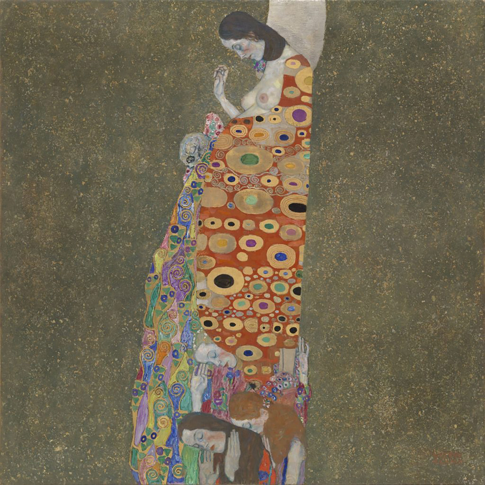 Gustav Klimt, "Hope II" (1907-08). (Cortesía Museum of Modern Art)