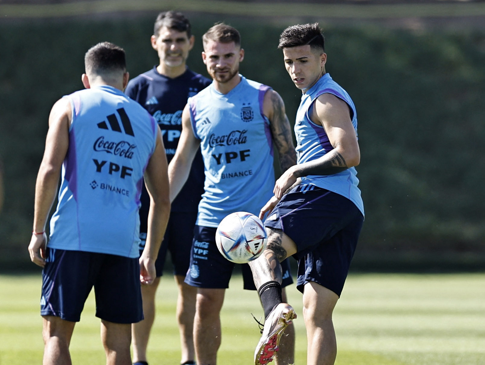 La Selección Argentina Se Entrenó Tras La Dura Derrota Contra Arabia