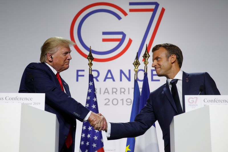 Estados Unidos y Francia, dos de los miembros del G7 que, como el resto de las economías, sufrirá una profunda caída del PBI este año por la pandemia, con un rebote en 2021 si se supera la situación de crisis sanitaria