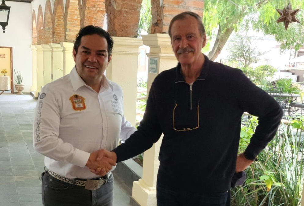 Vicente Fox declaró su apoyo a Enrique Vargas del Villar: “Futuro gobernador del Edomex”