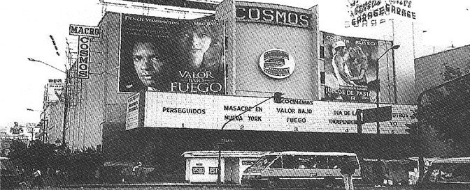 El Cine Cosmos se encontraba en la zona de Tacuba. 