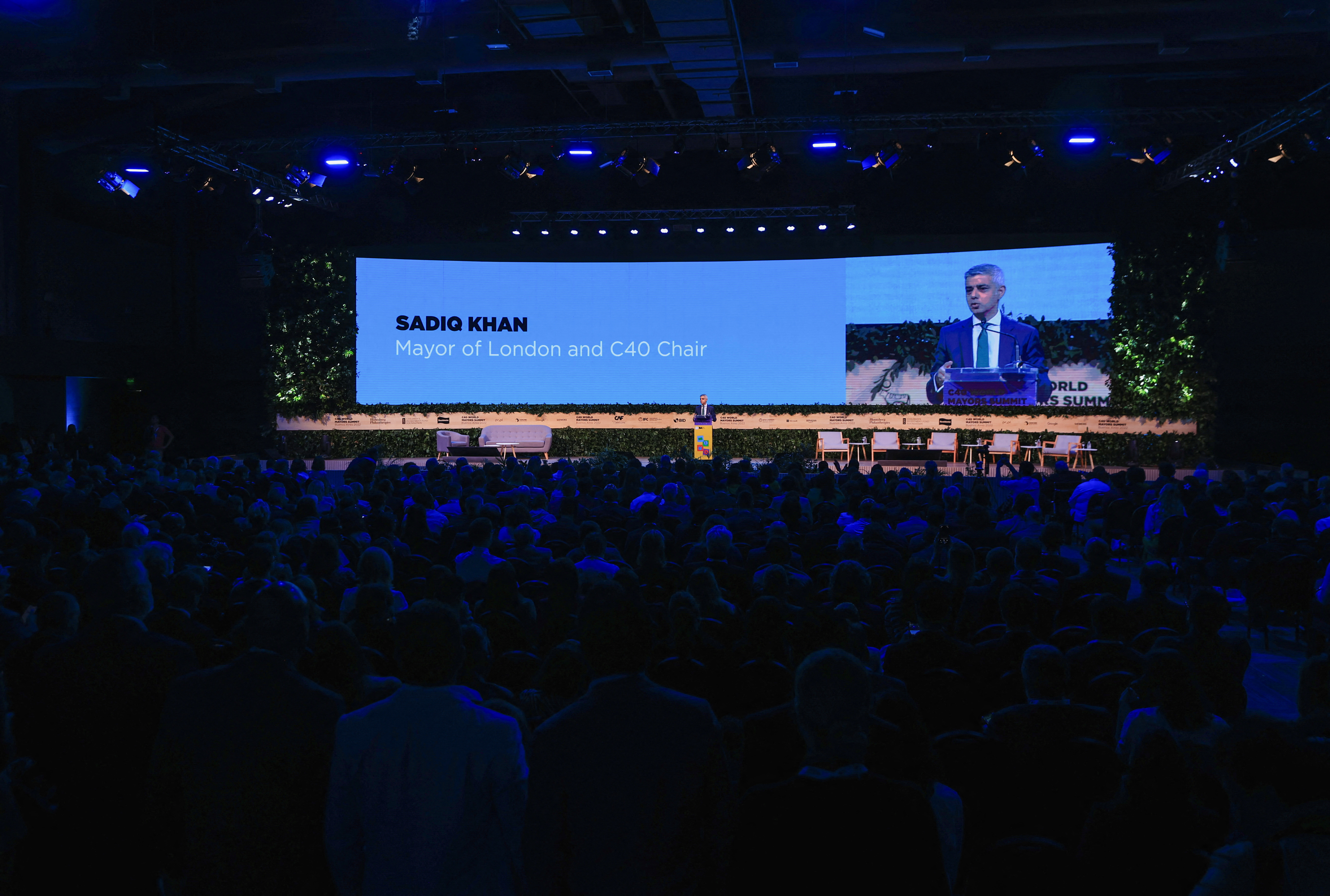 Sadiq Khan highlights that "Buenos Aires' international reputation strengthened by this summit" (REUTERS/Tomas Cuesta)