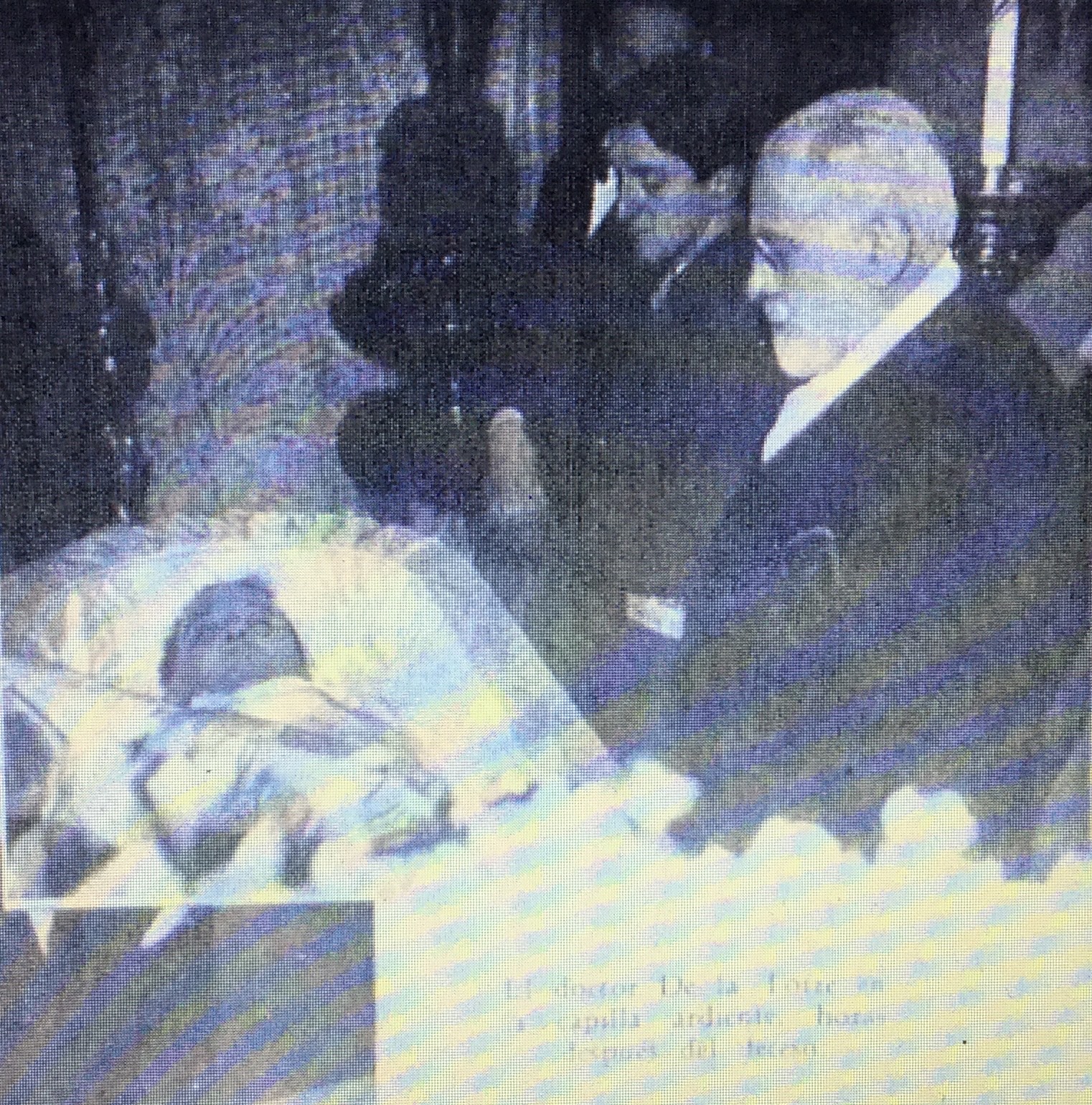 El senador Lisandro de la Torre, en el velatorio de su amigo y mano derecha, Enzo Bordabehere (Caras y Caretas)