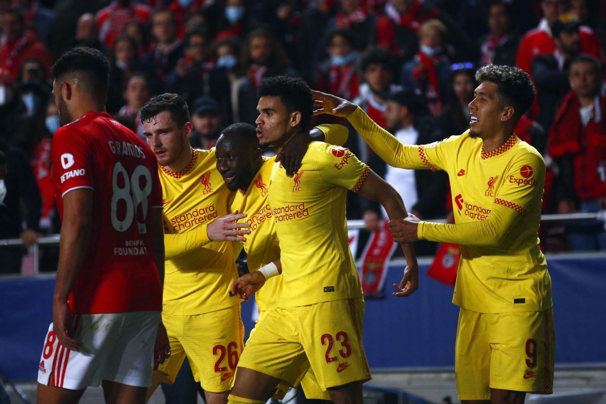 Liverpool vs Benfica: goles y resumen del triunfo 3-1 de los ‘reds’, con tanto de Luis Díaz por Champions League (Foto: Reuters)