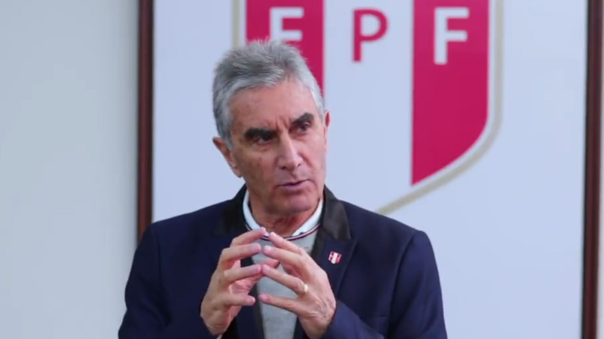 Juan Carlos Oblitas es el nuevo director general de fútbol de la FPF. | Captura FPF