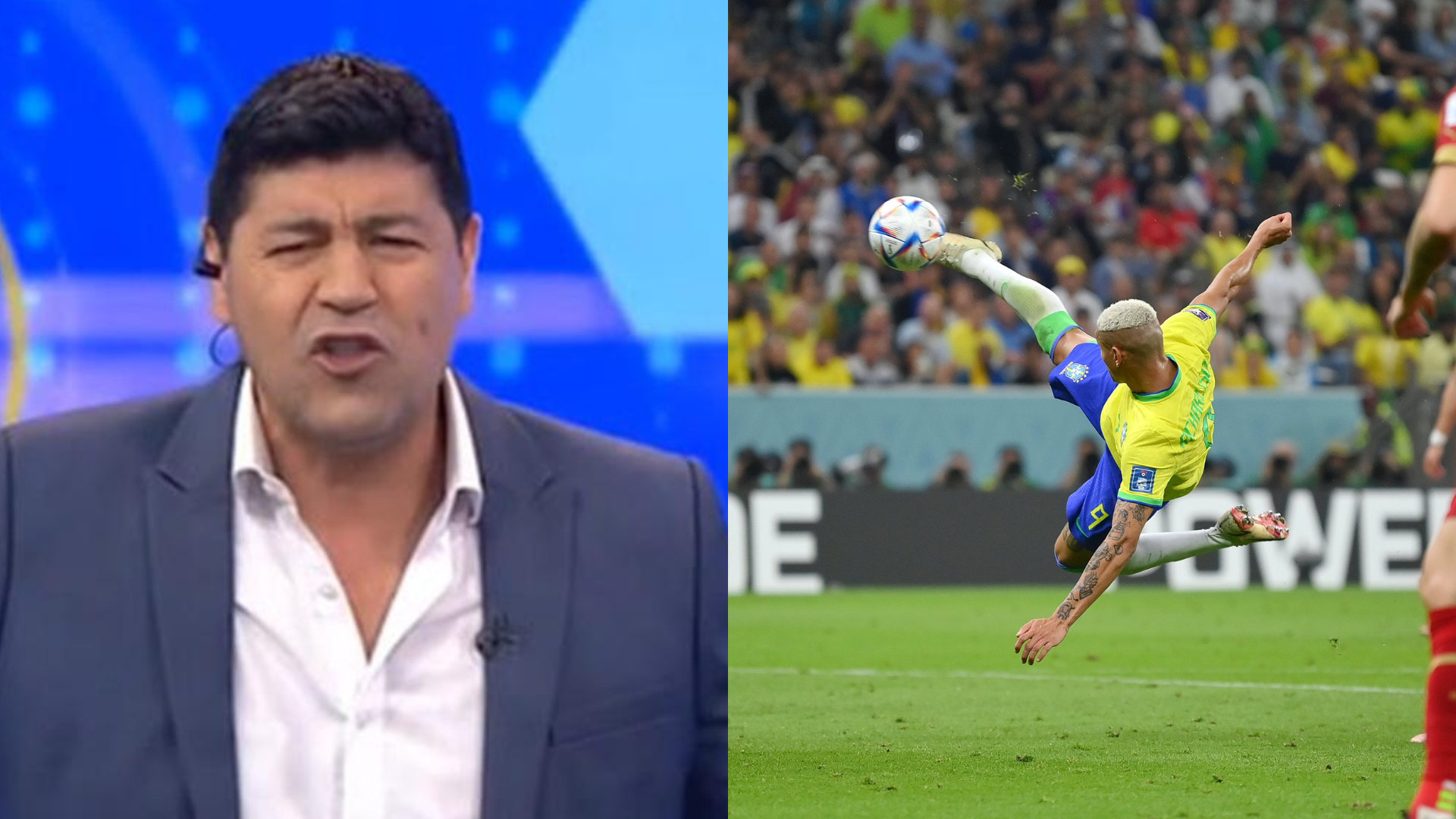 'Checho' Ibarra opinó del gol de Richarlison en Brasil vs Serbia por Copa del Mundo Qatar 2022.