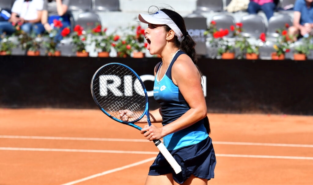 María Camila Osorio ganó en la primera ronda del WTA 1000 de Roma. Foto: Adelchi Fioriti