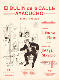 El tango "El bulín de la calle Ayacucho" (1923), de Celedonio Flores fue transformado en "Mi cuartito" (1943)