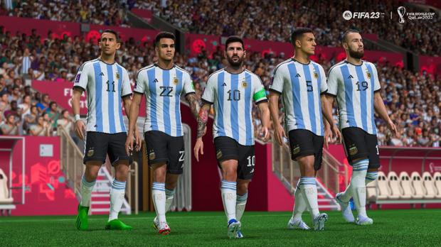 Argentina campeona del mundo en Qatar 2022 según EA Sports. (foto: EA Sports)
