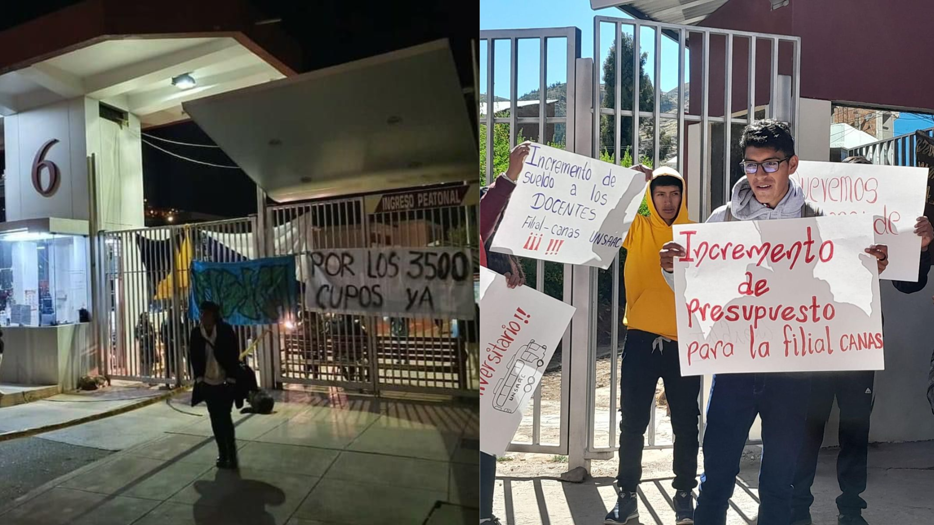 Cusco: Estudiantes de la Unsaac toman universidad por incumplimiento de cupos para el comedor