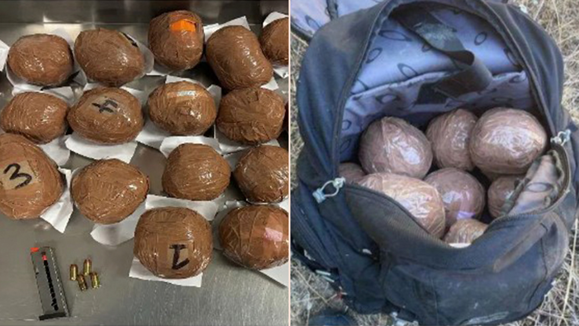 Aseguraron “pelotas” de metanfetamina que lanzaron desde la línea fronteriza de Sonora y Arizona