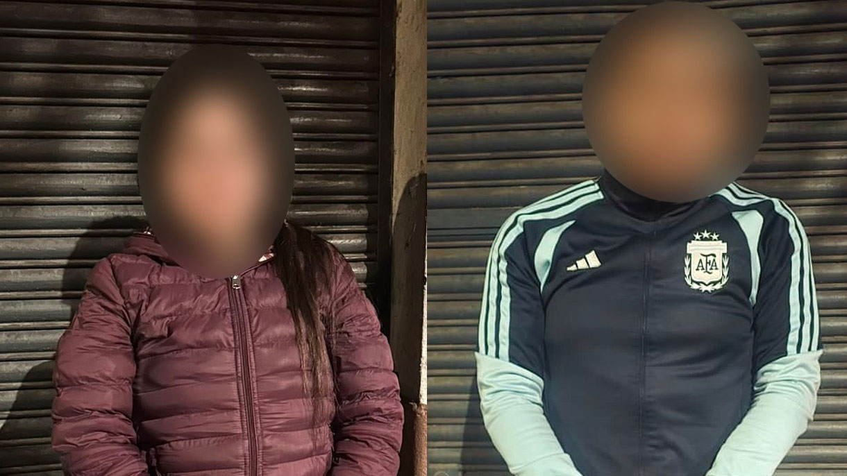 Detuvieron a un "narco-trapito" y a una ciudadana boliviana cuando llevaban cocaína con la marca de un delfín