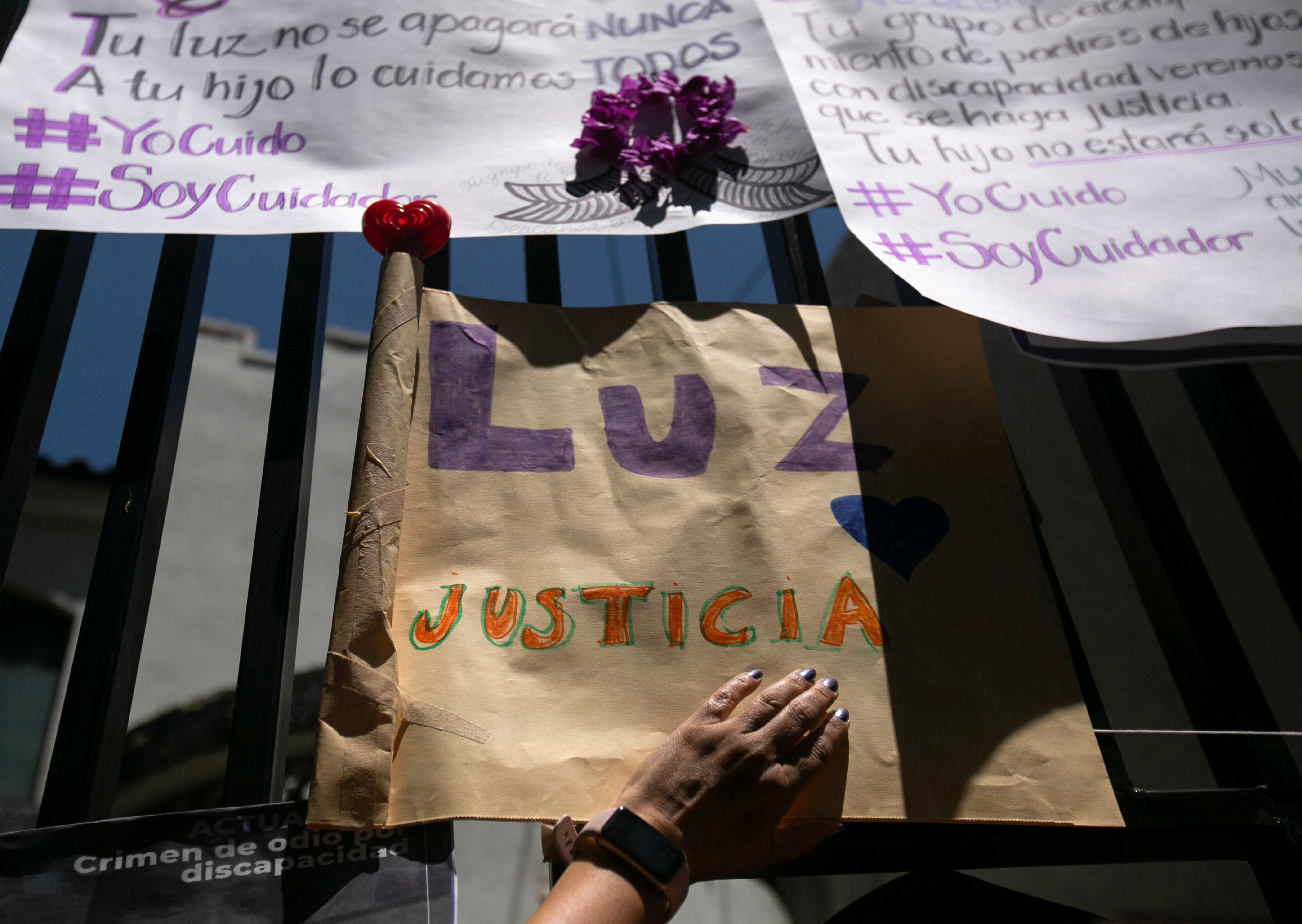 Colectivos se manifestaron para buscar justicia para Luz Raquel (REUTERS/Quetzalli Nicte-Ha)