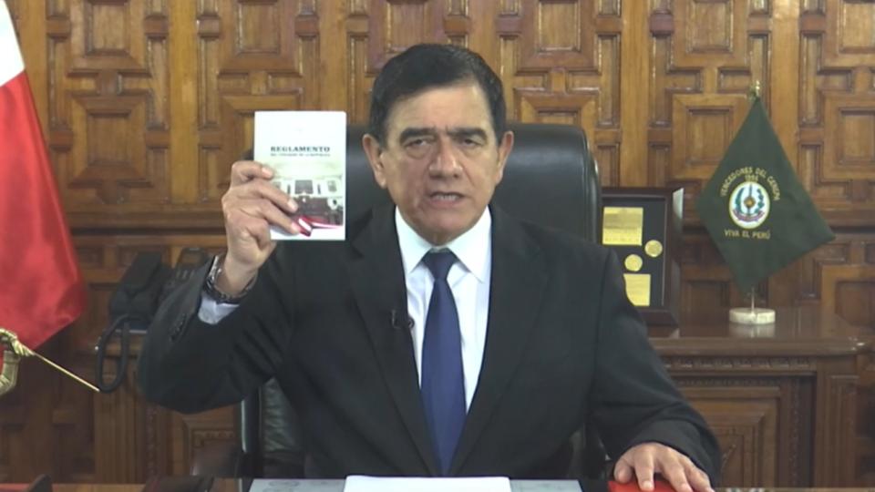 José Williams tampoco participará del Consejo de Estado convocado por la presidenta del Poder Judicial