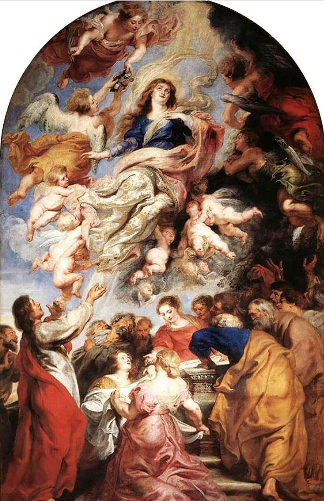 La Asunción de la Virgen María, en la versión de Rubens