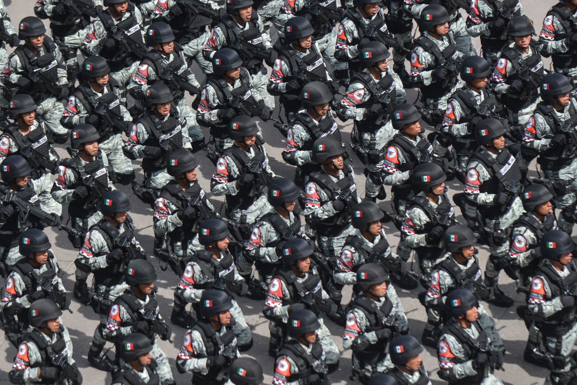 Guardia Nacional, institución protagonista del desfile cívico militar 2022 de la conmemoración del inicio de la lucha de independencia de México. Foto: Cuartoscuro
