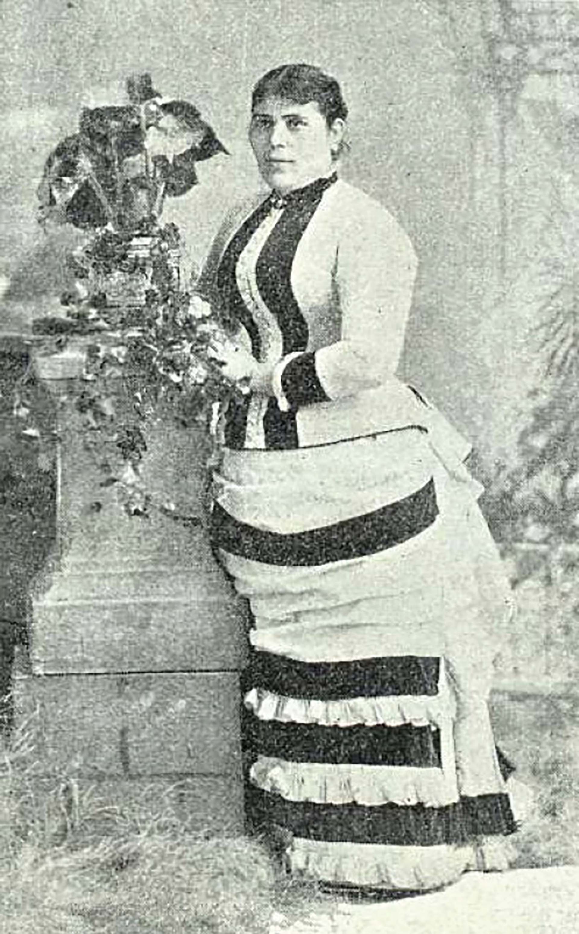 Andrea Santillán fue la esposa de Moreira. Su mamá había sido cautiva de los indígenas. 