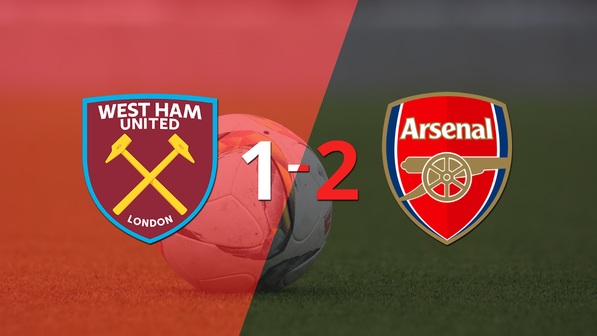 Arsenal ganó por 2-1 en su visita a West Ham United