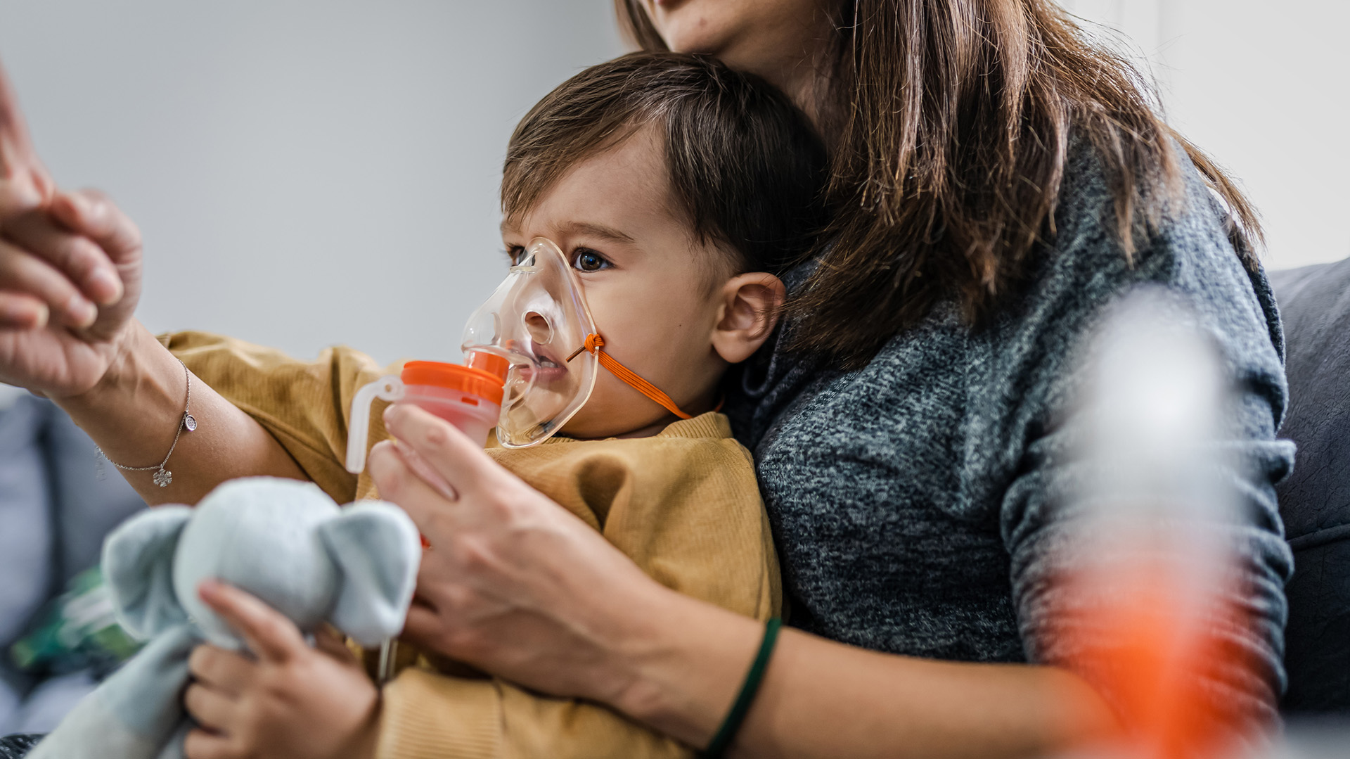 Bronchiolitis is an acute respiratory infection that occurs most frequently in the autumn-winter months and mainly affects children under 1 year of age (Getty Images)
