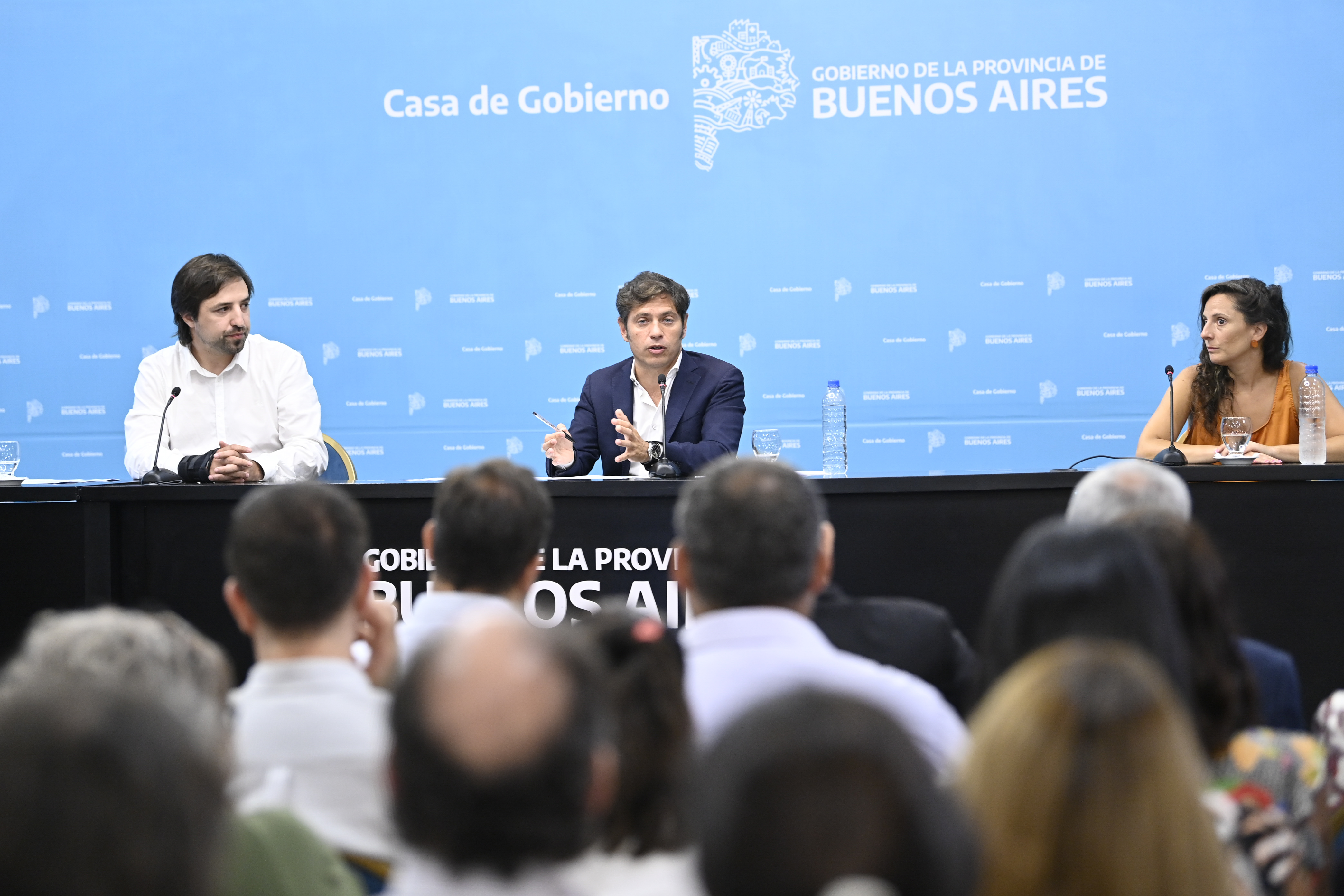 El lanzamiento del programa se hizo en el Salón Dorado de la Casa de Gobierno