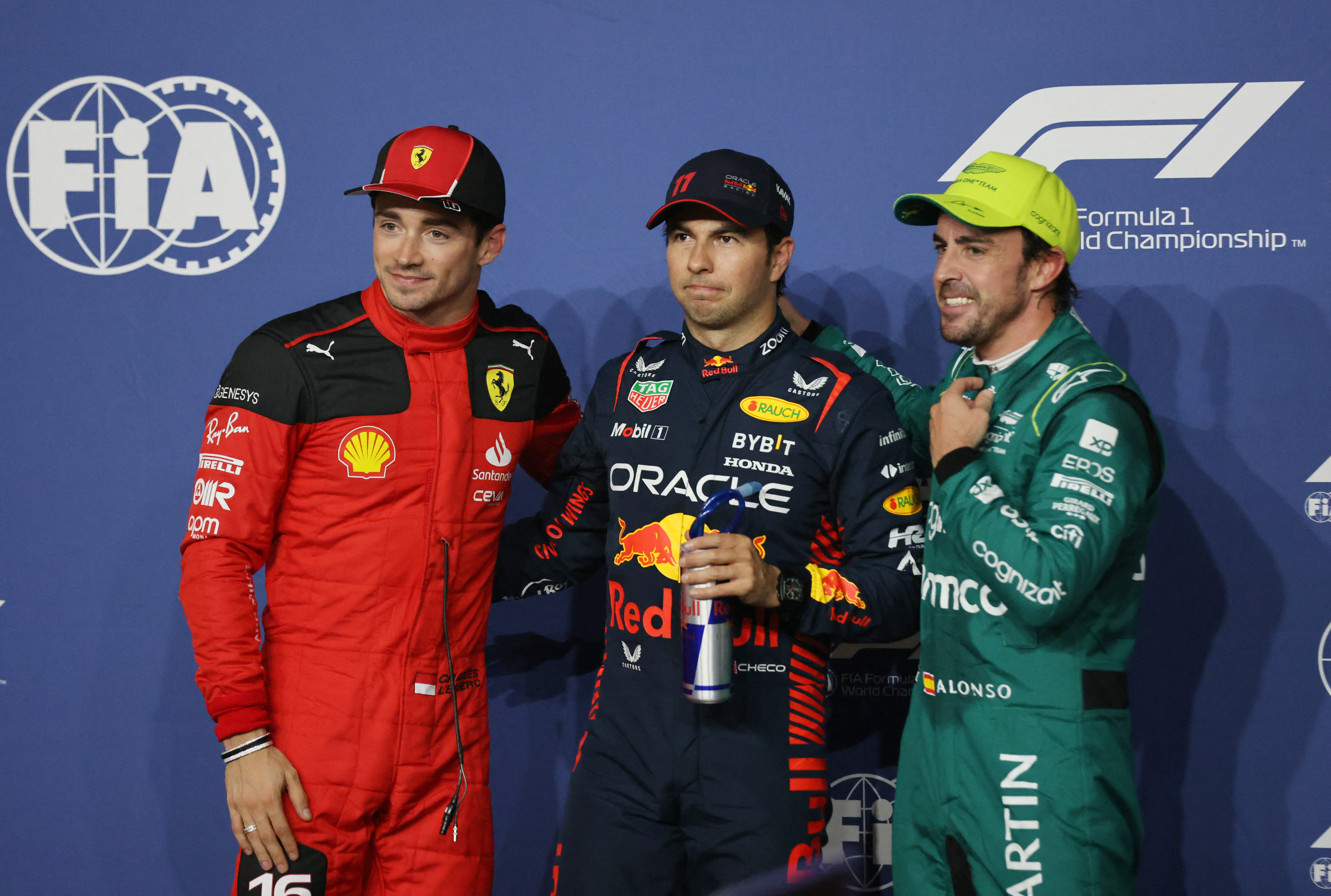 Checo Pérez y Fernando Alonso ocuparán los primeros puestos en la salida del Gran Premio de Arabia Saudita (REUTERS/Ahmed Yosri)