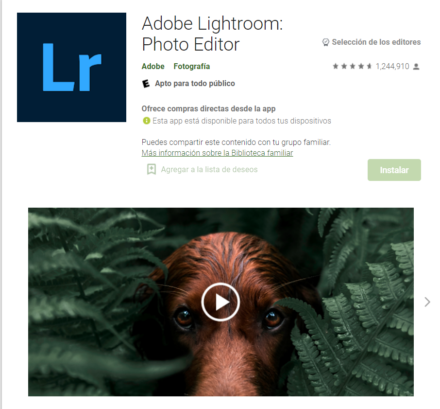 Adobe Lightroom incluye tutoriales para optimizar fotos