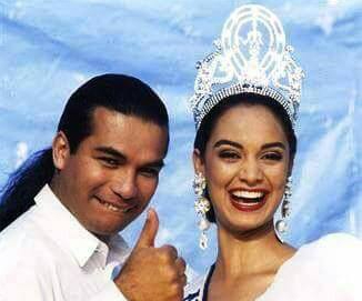 Gustavo Castañeda y Lupita Jones trabajaron en conjunto en 1991, año en que la hoy empresaria ganó el título de belleza universal (Foto: Archivo)