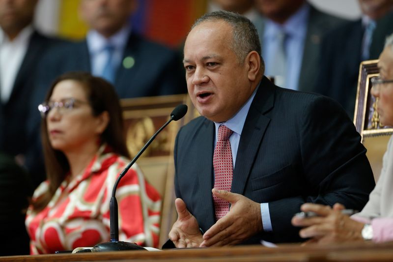 El presidente de la Asamblea Nacional Constituyente venezolana, Diosdado Cabello (REUTERS/Manaure Quintero)