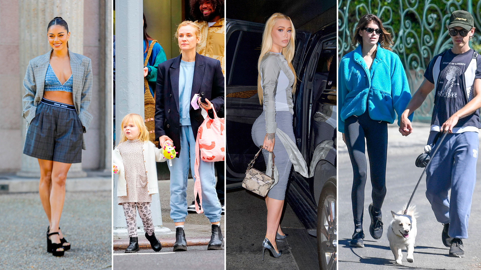 Diane Kruger paseó con su hija en Nueva York, Iggy Azalea salió a comer en Beverly Hills: celebrities en un click