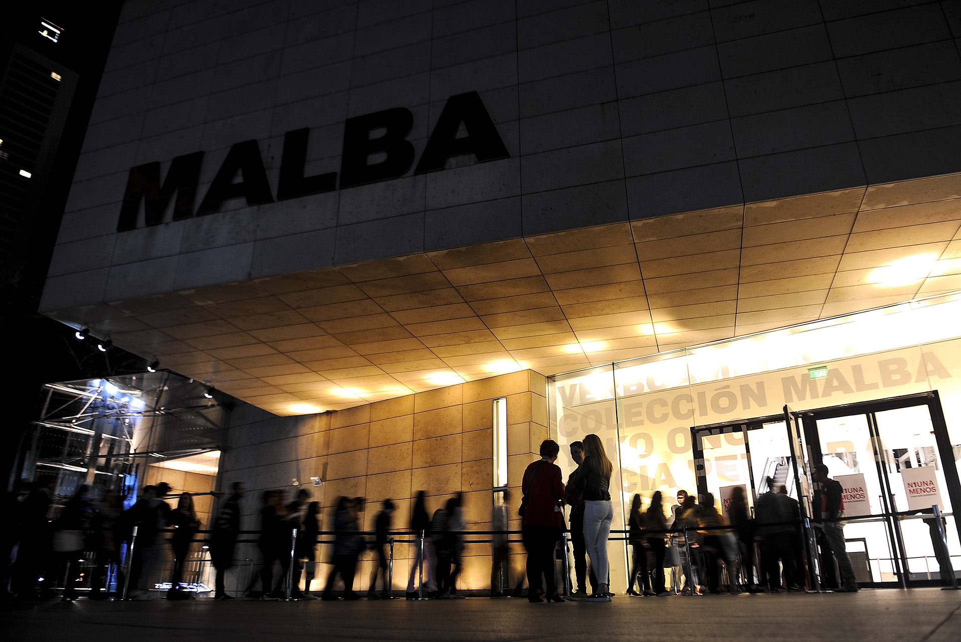 El Malba es una de las grandes atracciones de "La Noche de los Museos" (Foto: Fernando Gens/Télam S.E.)