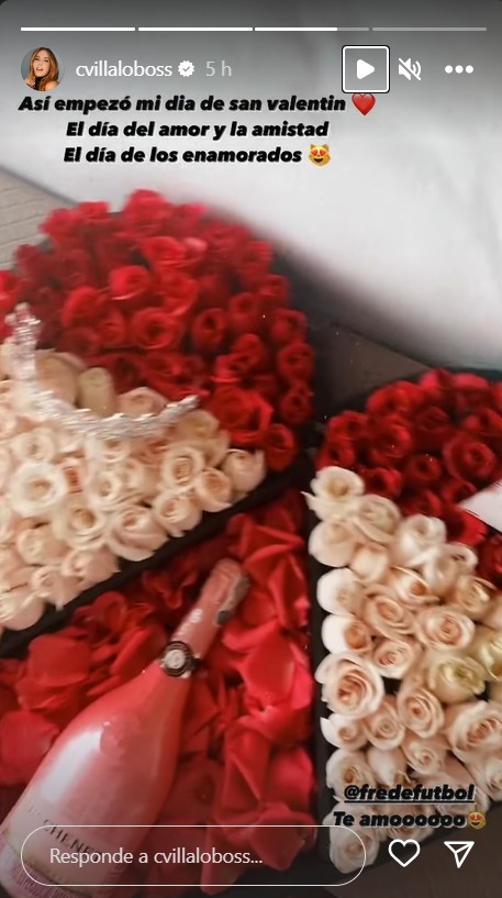 Carmen Villalobos presumió el regalo que le envió su novio en el día de San  Valentín: “Te amo” - Infobae