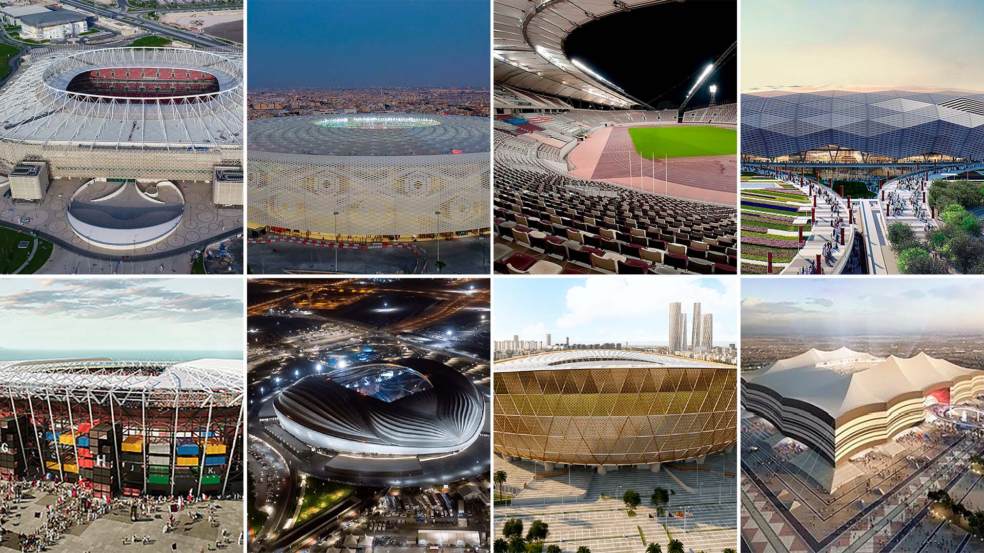 Así serán los ocho imponentes estadios que albergarán el Mundial de Qatar 2022 - Infobae