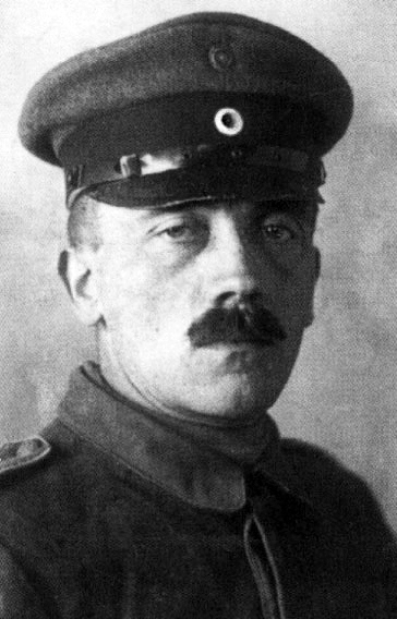 El soldado Adolf Hitler durante la Primera Guerra Mundial (Wikipedia)