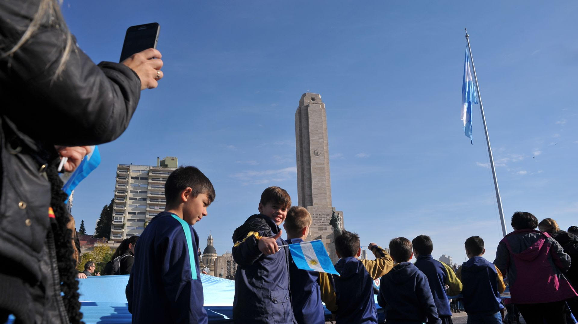 El monumento a la Bandera de la ciudad de Rosario (Patricio Murphy)