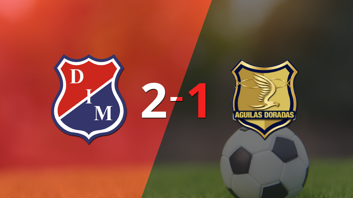 Independiente Medellín sacó los 3 puntos en casa al vencer 2-1 a Águilas Doradas Rionegro