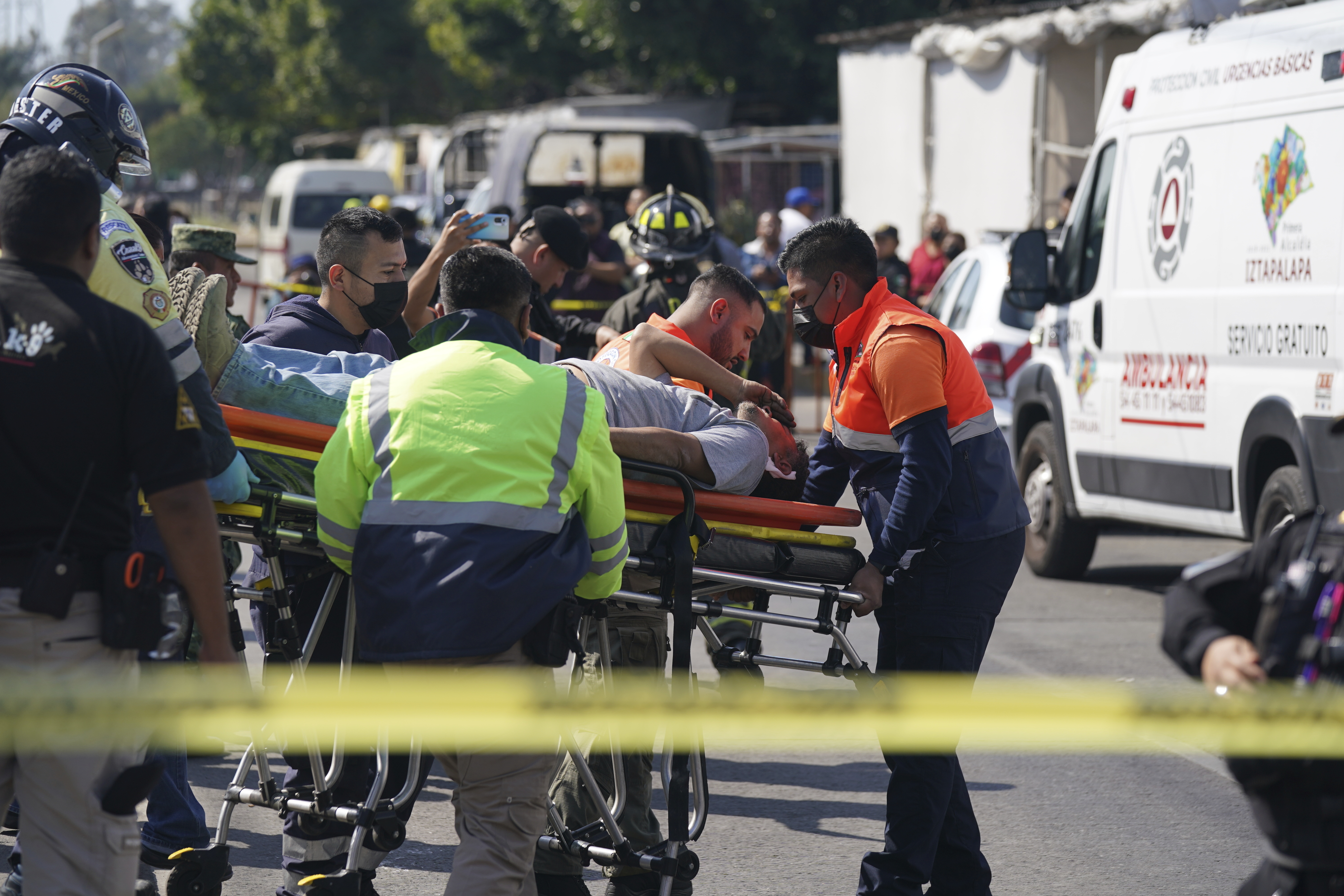 Hasta el momento se han contabilizado 59 heridos en el accidente del Metro (Foto AP/Fernando Llano)