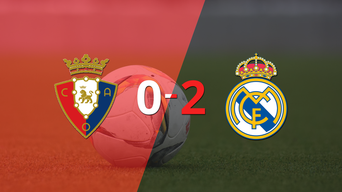 Real Madrid, de visitante, derrotó 2-0 a Osasuna