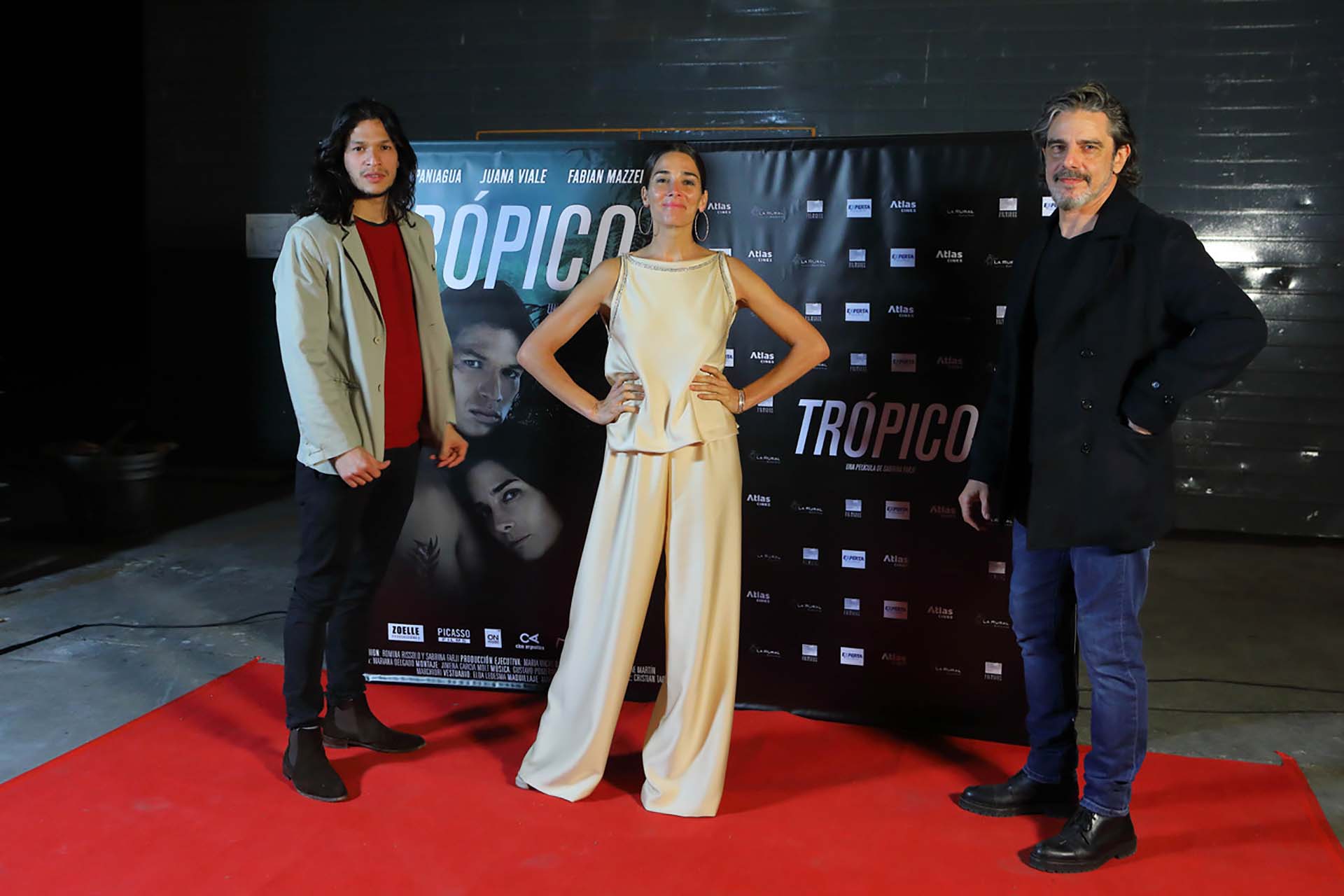 Juana Viale en la presentación de la película "Trópico" la semana pasada (Foto: Fabián Malavolta)